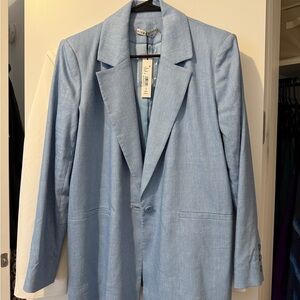 Alice and Olivia Light blue blazer